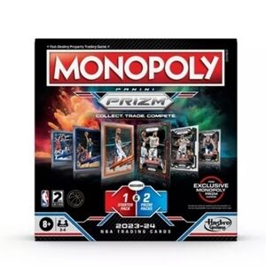 2023-24 Panini Prizm Monopoly NBA 2nd Edition Board Game/NEW!!